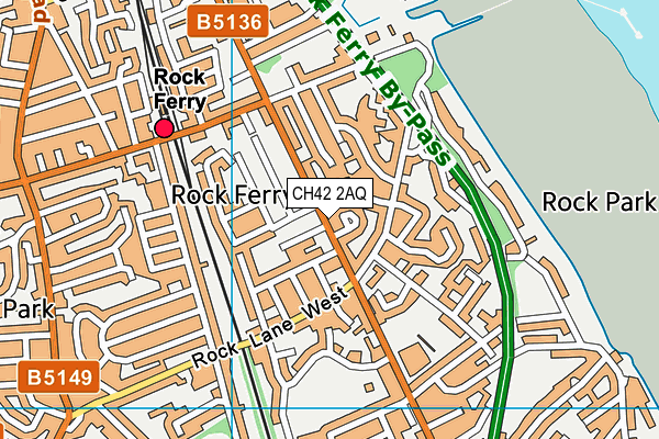 CH42 2AQ map - OS VectorMap District (Ordnance Survey) CH42 2AQ map - OS VectorMap District (Ordnance Survey)