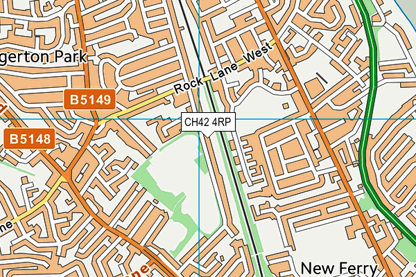 CH42 4RP map - OS VectorMap District (Ordnance Survey) CH42 4RP map - OS VectorMap District (Ordnance Survey)