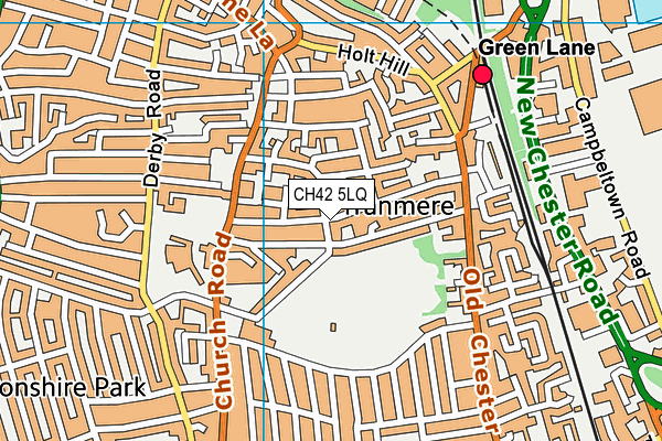 CH42 5LQ map - OS VectorMap District (Ordnance Survey)