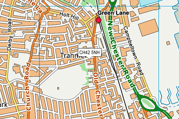 CH42 5NH map - OS VectorMap District (Ordnance Survey)