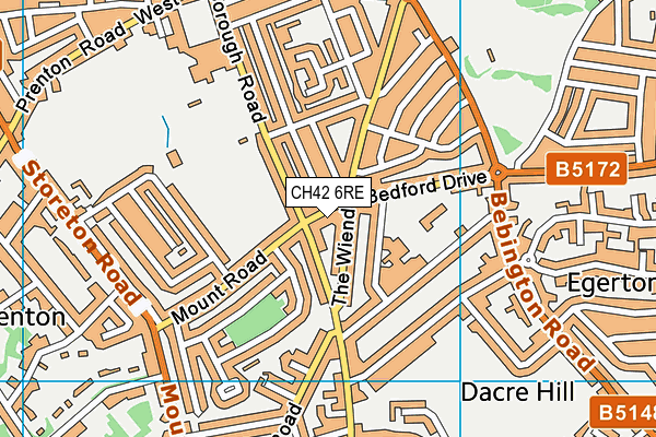 CH42 6RE map - OS VectorMap District (Ordnance Survey) CH42 6RE map - OS VectorMap District (Ordnance Survey)