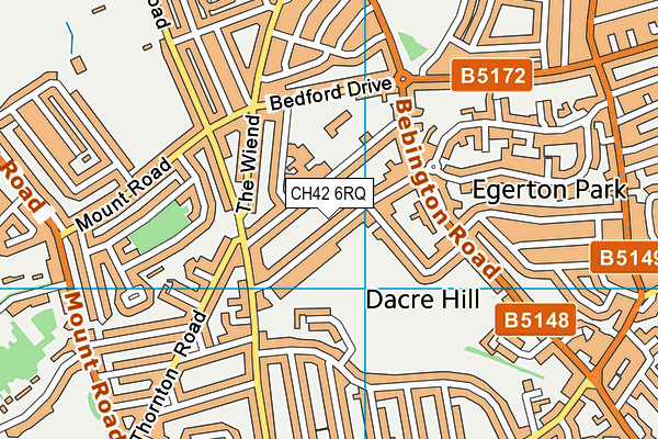 CH42 6RQ map - OS VectorMap District (Ordnance Survey) CH42 6RQ map - OS VectorMap District (Ordnance Survey)