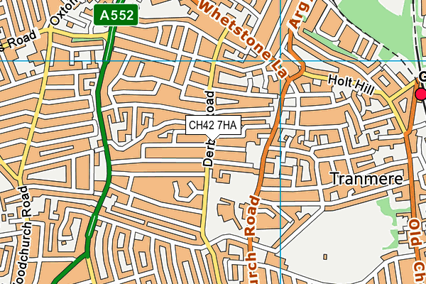 CH42 7HA map - OS VectorMap District (Ordnance Survey) CH42 7HA map - OS VectorMap District (Ordnance Survey)
