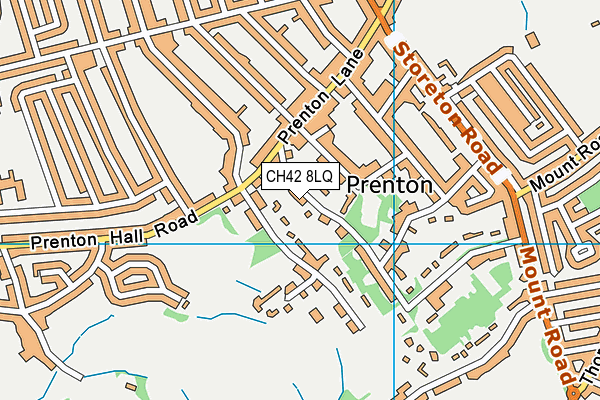 CH42 8LQ map - OS VectorMap District (Ordnance Survey)