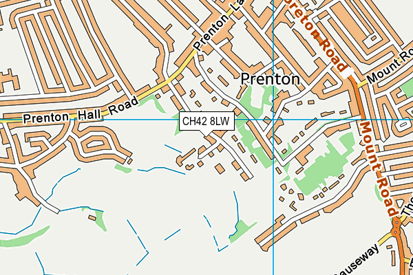 CH42 8LW map - OS VectorMap District (Ordnance Survey) CH42 8LW map - OS VectorMap District (Ordnance Survey)