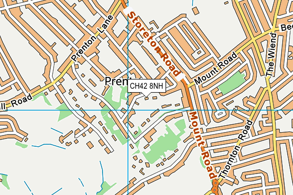 CH42 8NH map - OS VectorMap District (Ordnance Survey)