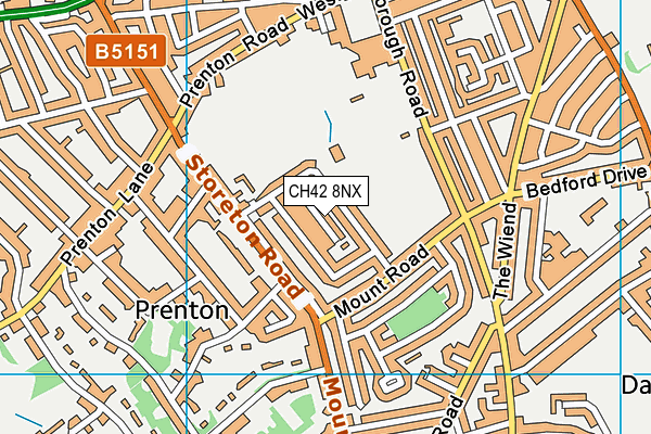CH42 8NX map - OS VectorMap District (Ordnance Survey) CH42 8NX map - OS VectorMap District (Ordnance Survey)