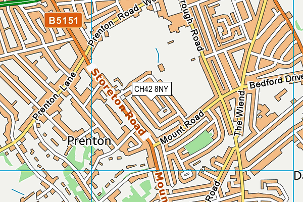 CH42 8NY map - OS VectorMap District (Ordnance Survey) CH42 8NY map - OS VectorMap District (Ordnance Survey)