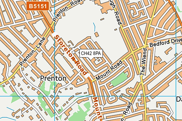 CH42 8PA map - OS VectorMap District (Ordnance Survey) CH42 8PA map - OS VectorMap District (Ordnance Survey)