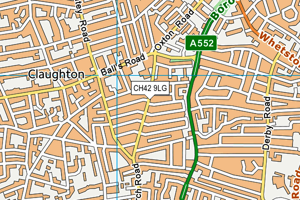 CH42 9LG map - OS VectorMap District (Ordnance Survey) CH42 9LG map - OS VectorMap District (Ordnance Survey)