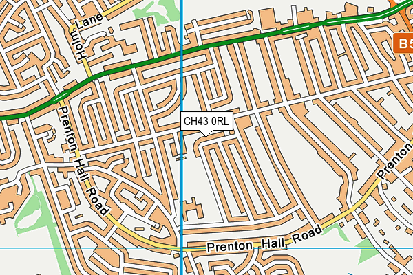 CH43 0RL map - OS VectorMap District (Ordnance Survey) CH43 0RL map - OS VectorMap District (Ordnance Survey)