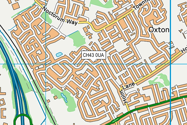 CH43 0UA map - OS VectorMap District (Ordnance Survey) CH43 0UA map - OS VectorMap District (Ordnance Survey)