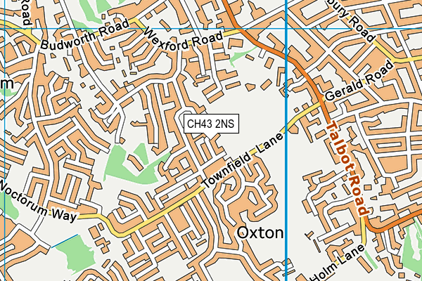 CH43 2NS map - OS VectorMap District (Ordnance Survey) CH43 2NS map - OS VectorMap District (Ordnance Survey)