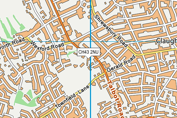 CH43 2NU map - OS VectorMap District (Ordnance Survey) CH43 2NU map - OS VectorMap District (Ordnance Survey)
