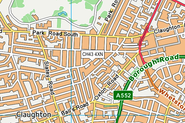 CH43 4XN map - OS VectorMap District (Ordnance Survey) CH43 4XN map - OS VectorMap District (Ordnance Survey)
