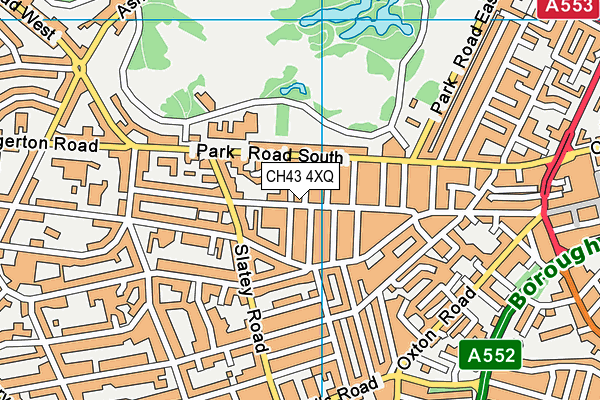 CH43 4XQ map - OS VectorMap District (Ordnance Survey) CH43 4XQ map - OS VectorMap District (Ordnance Survey)