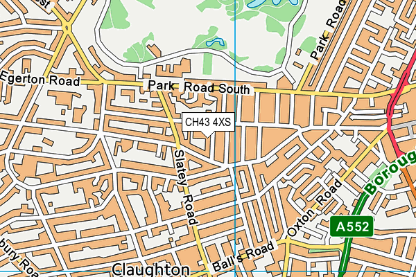 CH43 4XS map - OS VectorMap District (Ordnance Survey) CH43 4XS map - OS VectorMap District (Ordnance Survey)