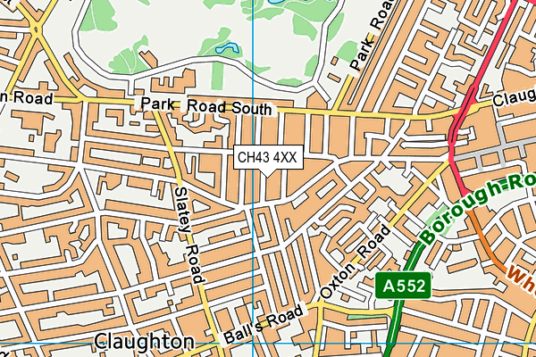 CH43 4XX map - OS VectorMap District (Ordnance Survey) CH43 4XX map - OS VectorMap District (Ordnance Survey)