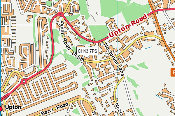 CH43 7PS map - OS VectorMap District (Ordnance Survey) CH43 7PS map - OS VectorMap District (Ordnance Survey)