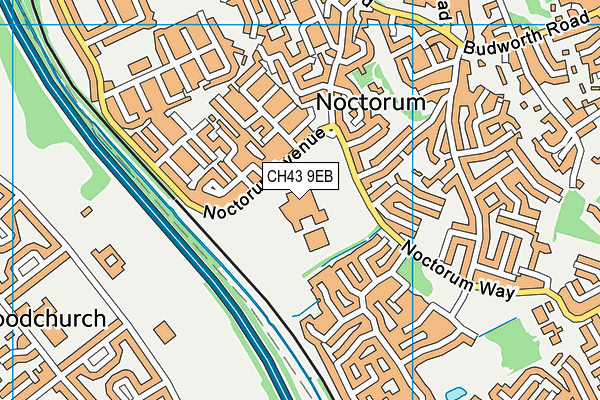 CH43 9EB map - OS VectorMap District (Ordnance Survey) CH43 9EB map - OS VectorMap District (Ordnance Survey)