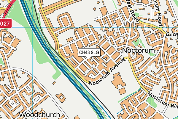 CH43 9LG map - OS VectorMap District (Ordnance Survey) CH43 9LG map - OS VectorMap District (Ordnance Survey)