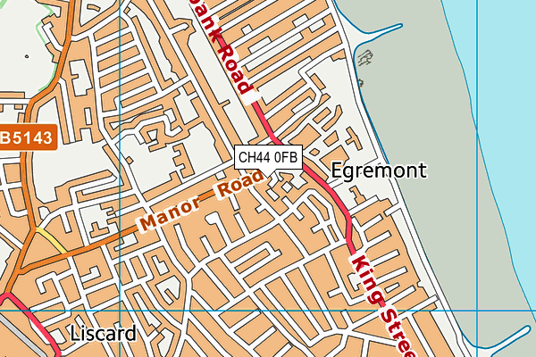 CH44 0FB map - OS VectorMap District (Ordnance Survey) CH44 0FB map - OS VectorMap District (Ordnance Survey)