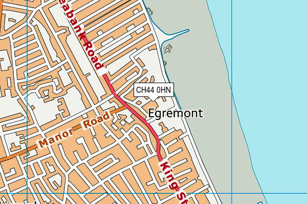 CH44 0HN map - OS VectorMap District (Ordnance Survey) CH44 0HN map - OS VectorMap District (Ordnance Survey)