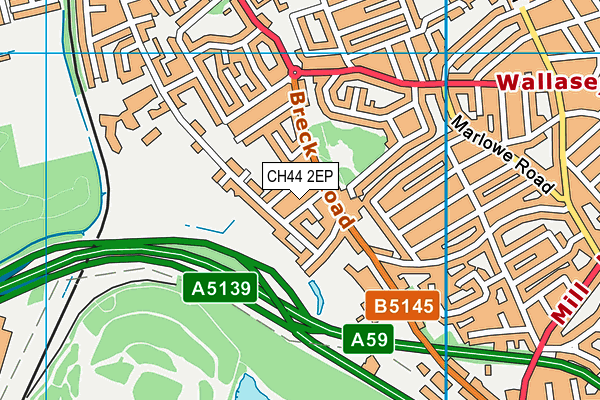 CH44 2EP map - OS VectorMap District (Ordnance Survey) CH44 2EP map - OS VectorMap District (Ordnance Survey)