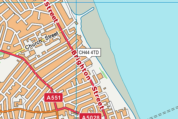 CH44 4TD map - OS VectorMap District (Ordnance Survey) CH44 4TD map - OS VectorMap District (Ordnance Survey)