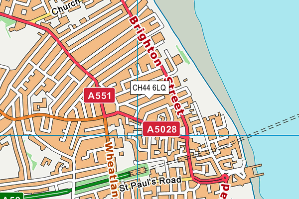 CH44 6LQ map - OS VectorMap District (Ordnance Survey) CH44 6LQ map - OS VectorMap District (Ordnance Survey)