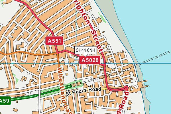 CH44 6NH map - OS VectorMap District (Ordnance Survey) CH44 6NH map - OS VectorMap District (Ordnance Survey)