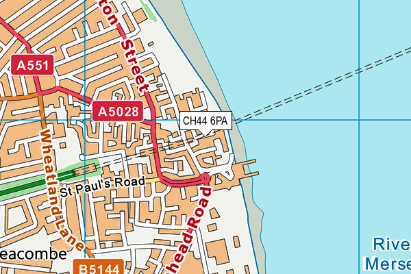 CH44 6PA map - OS VectorMap District (Ordnance Survey) CH44 6PA map - OS VectorMap District (Ordnance Survey)