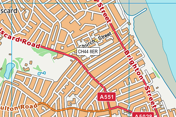 CH44 8ER map - OS VectorMap District (Ordnance Survey) CH44 8ER map - OS VectorMap District (Ordnance Survey)