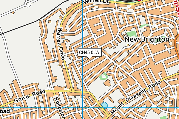 CH45 0LW map - OS VectorMap District (Ordnance Survey) CH45 0LW map - OS VectorMap District (Ordnance Survey)