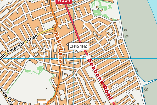CH45 1HZ map - OS VectorMap District (Ordnance Survey) CH45 1HZ map - OS VectorMap District (Ordnance Survey)