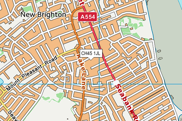 CH45 1JL map - OS VectorMap District (Ordnance Survey) CH45 1JL map - OS VectorMap District (Ordnance Survey)
