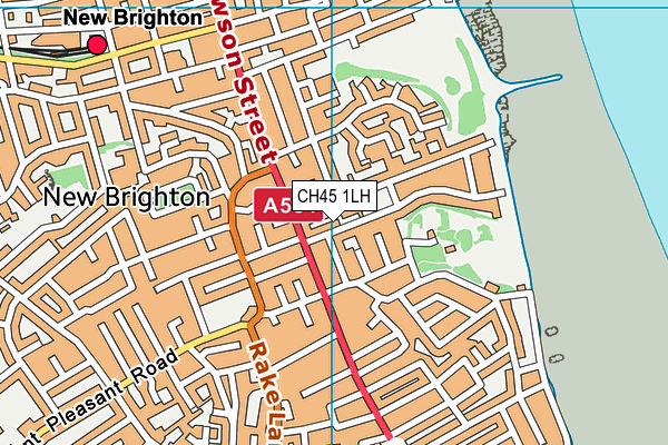 CH45 1LH map - OS VectorMap District (Ordnance Survey)