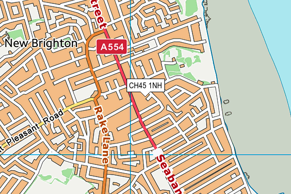 CH45 1NH map - OS VectorMap District (Ordnance Survey) CH45 1NH map - OS VectorMap District (Ordnance Survey)