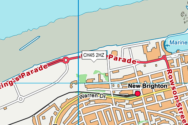 CH45 2HZ map - OS VectorMap District (Ordnance Survey) CH45 2HZ map - OS VectorMap District (Ordnance Survey)