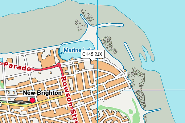 CH45 2JX map - OS VectorMap District (Ordnance Survey) CH45 2JX map - OS VectorMap District (Ordnance Survey)