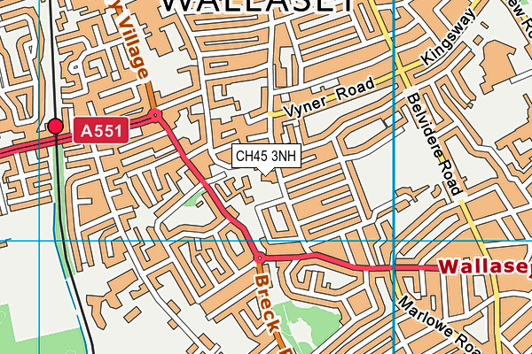 CH45 3NH map - OS VectorMap District (Ordnance Survey) CH45 3NH map - OS VectorMap District (Ordnance Survey)