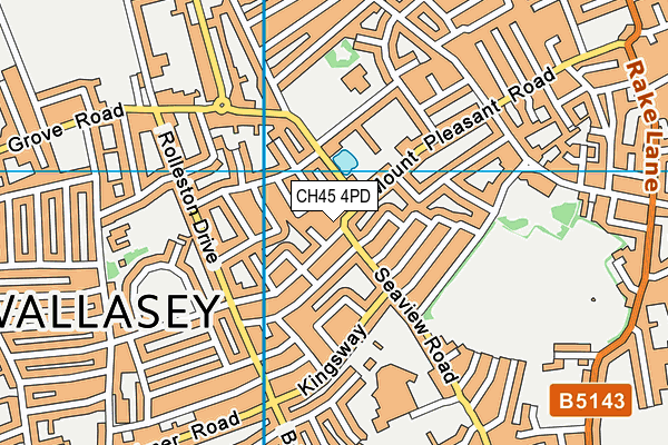 CH45 4PD map - OS VectorMap District (Ordnance Survey) CH45 4PD map - OS VectorMap District (Ordnance Survey)