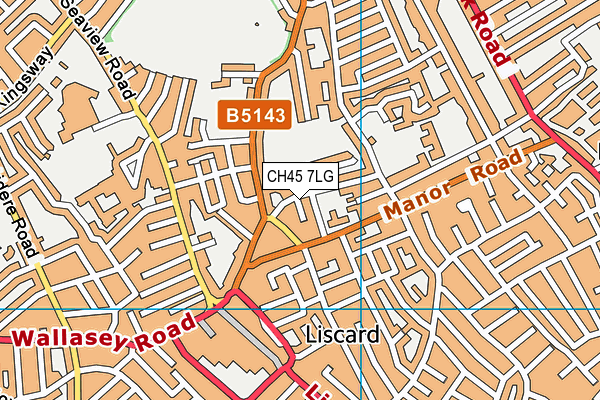 CH45 7LG map - OS VectorMap District (Ordnance Survey) CH45 7LG map - OS VectorMap District (Ordnance Survey)