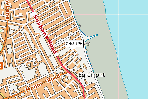 CH45 7PH map - OS VectorMap District (Ordnance Survey)
