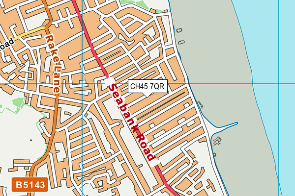 CH45 7QR map - OS VectorMap District (Ordnance Survey)