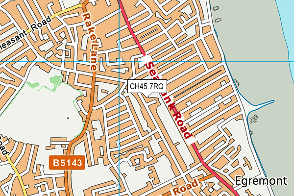 CH45 7RQ map - OS VectorMap District (Ordnance Survey) CH45 7RQ map - OS VectorMap District (Ordnance Survey)