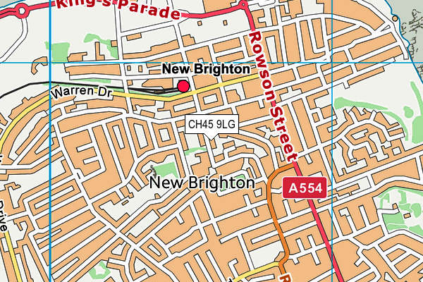CH45 9LG map - OS VectorMap District (Ordnance Survey) CH45 9LG map - OS VectorMap District (Ordnance Survey)
