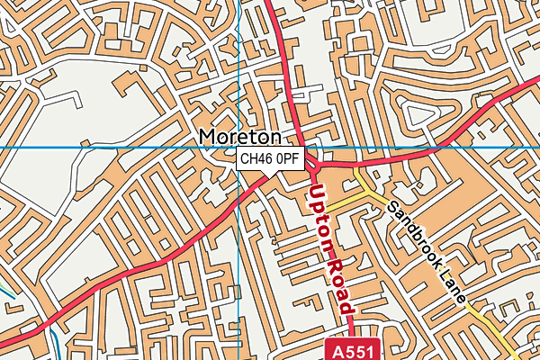 CH46 0PF map - OS VectorMap District (Ordnance Survey) CH46 0PF map - OS VectorMap District (Ordnance Survey)