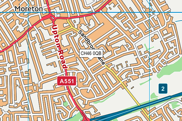CH46 0QB map - OS VectorMap District (Ordnance Survey) CH46 0QB map - OS VectorMap District (Ordnance Survey)
