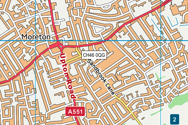 CH46 0QG map - OS VectorMap District (Ordnance Survey) CH46 0QG map - OS VectorMap District (Ordnance Survey)